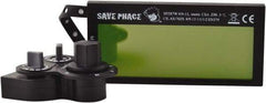 Save Phace - 3.74" Wide x 1.38" High, Lens Shade 4/9 to 13, Polycarbonate Auto-Darkening Filter - 1/4" Thick, Green, Inside Mount - Exact Industrial Supply