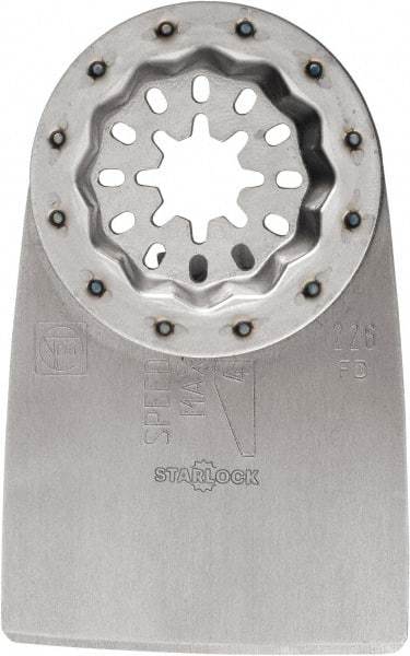 Fein - 2-1/2" Head Diam, Rotary Rigid Scraper Blade - 2-1/2" Cutting Diam, 2-1/2" Head Thickness, 25,000 RPM, Use with Fein Multimaster - Exact Industrial Supply