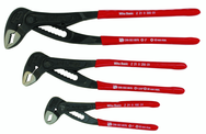 3 Pc. Set Soft Grip Adjustable Pliers Box Type - Exact Industrial Supply