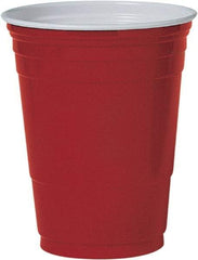 Solo - Plastic Party Cold Cups, 16 oz - Red - Exact Industrial Supply