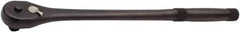 Proto - 1/2" Drive Pear Head Quick-Release Ratchet - Black Oxide Finish, 15" OAL, 45 Gear Teeth, Quick Release Handle - Exact Industrial Supply