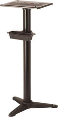 Enco - 29-1/2" Long, Grinding Pedestal Stand - Use with 6, 7, 8 & 10" Grinders & Buffers - Exact Industrial Supply