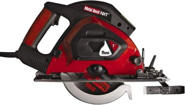 M.K. MORSE - 9 Amps, 7" Blade Diam, 3,500 RPM, Electric Circular Saw - 6' Cord Length, 20mm Arbor Hole, Right Blade - Exact Industrial Supply