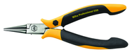 Short Round Nose Pliers; Smooth Jaws ESD Safe Precision - Exact Industrial Supply