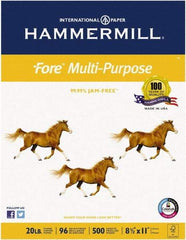 Hammermill - 8-1/2" x 11" White Copy Paper - Use with Plain Paper Office Equipment - Exact Industrial Supply