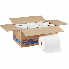 Georgia Pacific - Hard Roll of 1 Ply White Paper Towels - 10" Wide, 800' Roll Length - Exact Industrial Supply