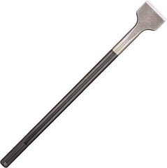 DeWALT - 2" Head Width, 16" OAL, 7/8" Shank Diam, Scaling Chisel - SDS Max Drive, SDS Max Shank, Steel - Exact Industrial Supply
