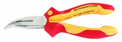 Insulated Bent Nose Pliers with Cutters 6.3" - Exact Industrial Supply