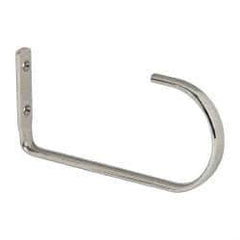 Sugatsune - 5/8" Wide x 7-1/16" High x 15/64" Thick, Overhead Hook - 3-9/32" Projection, Polished - Exact Industrial Supply