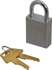 American Lock - 1" Shackle Clearance, Keyed Different A5100 Padlock - 1/4" Shackle Diam, Steel - Exact Industrial Supply