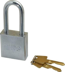 American Lock - 2" Shackle Clearance, Keyed Different A5201 Padlock - 5/16" Shackle Diam, Steel - Exact Industrial Supply