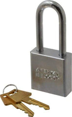 American Lock - 2" Shackle Clearance, Keyed Alike A5201 Padlock - 5/16" Shackle Diam, Steel - Exact Industrial Supply