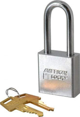 American Lock - 2" Shackle Clearance, Keyed Alike A5201 Padlock - 5/16" Shackle Diam, Steel - Exact Industrial Supply