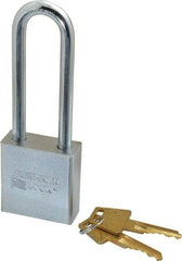 American Lock - 3" Shackle Clearance, Keyed Different A5202 Padlock - 5/16" Shackle Diam, Steel - Exact Industrial Supply
