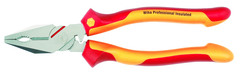 Insulated 5 in 1 Lineman's Pliers. 9" OAL with Lower crimping jaw. - Exact Industrial Supply