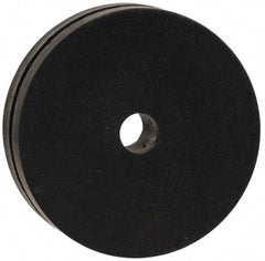 Made in USA - 1-1/2" OD, 7/16" Thick Flexible Grommet - Rubber, 1-1/4" Slot Diam x 1/16" Slot Width - Exact Industrial Supply