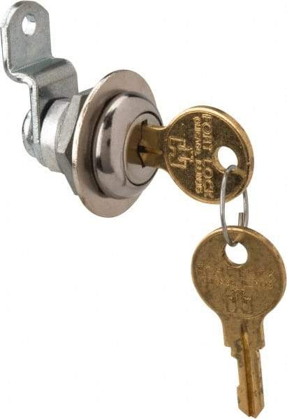 Made in USA - 5/16" Max Thickness, Standard Cam Lock - Stainless Steel Finish - Exact Industrial Supply