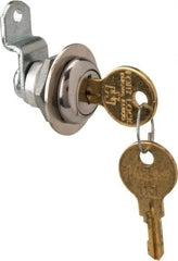 Made in USA - 5/16" Max Thickness, Standard Cam Lock - Stainless Steel Finish - Exact Industrial Supply