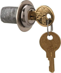 Made in USA - 15/16" Max Thickness, Standard Cam Lock - Stainless Steel Finish - Exact Industrial Supply