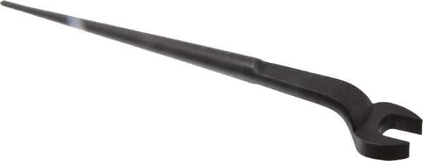 Proto - 1-1/8" Standard Spud Handle Open End Wrench - 17-1/4" OAL, Single End, Black Finish - Exact Industrial Supply