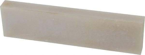 Made in USA - 4" Long x 1" Wide x 3/8" Thick, Novaculite Sharpening Stone - Rectangle - Exact Industrial Supply