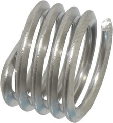 Heli-Coil - 3/8-16 UNC, 3/8" OAL, Free Running Helical Insert - 4-3/8 Free Coils, Tanged, Stainless Steel, 1D Insert Length - Exact Industrial Supply