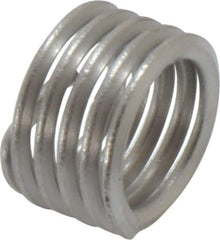 Heli-Coil - 1/2-13 UNC, 1/2" OAL, Free Running Helical Insert - 4-7/8 Free Coils, Tanged, Stainless Steel, 1D Insert Length - Exact Industrial Supply