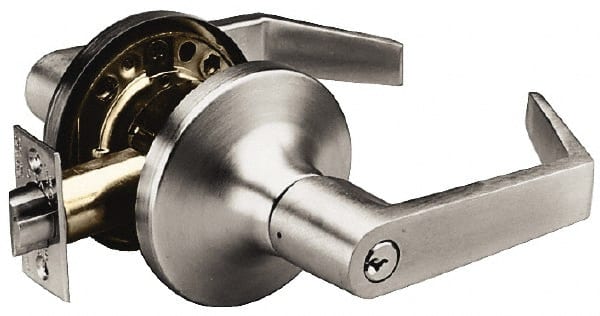 Yale - Passage Lever Lockset for 1-3/8 to 1-3/4" Thick Doors - Exact Industrial Supply