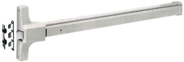 Yale - 36" Long Fire Rated, Series 2100 Flatbar - Sprayed Aluminum, Grade 1 - Exact Industrial Supply