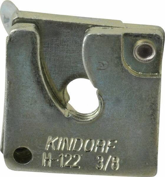 Thomas & Betts - 3/8" Rod, Zinc Dichromate Steel Strut Nut - 590 Lb Capacity, 3/8" Bolt, Used for Attaching Hanger Rod or Other Accessories to Strut - Exact Industrial Supply