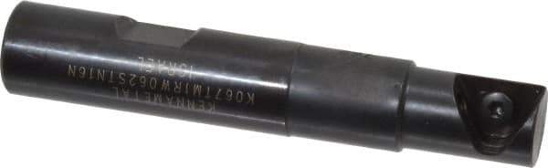 Kennametal - 0.67" Cut Diam, 0.87" Max Depth of Cut, 5/8" Shank Diam, Internal/External Indexable Thread Mill - Insert Style STN 16, 0.63" Insert Size, 1 Insert, Toolholder Style K067, 3.56" OAL - Exact Industrial Supply