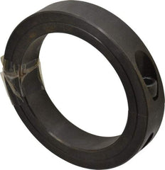 Climax Metal Products - 3-1/2" Bore, Steel, Two Piece Clamping Shaft Collar - 4-3/4" Outside Diam, 7/8" Wide - Exact Industrial Supply