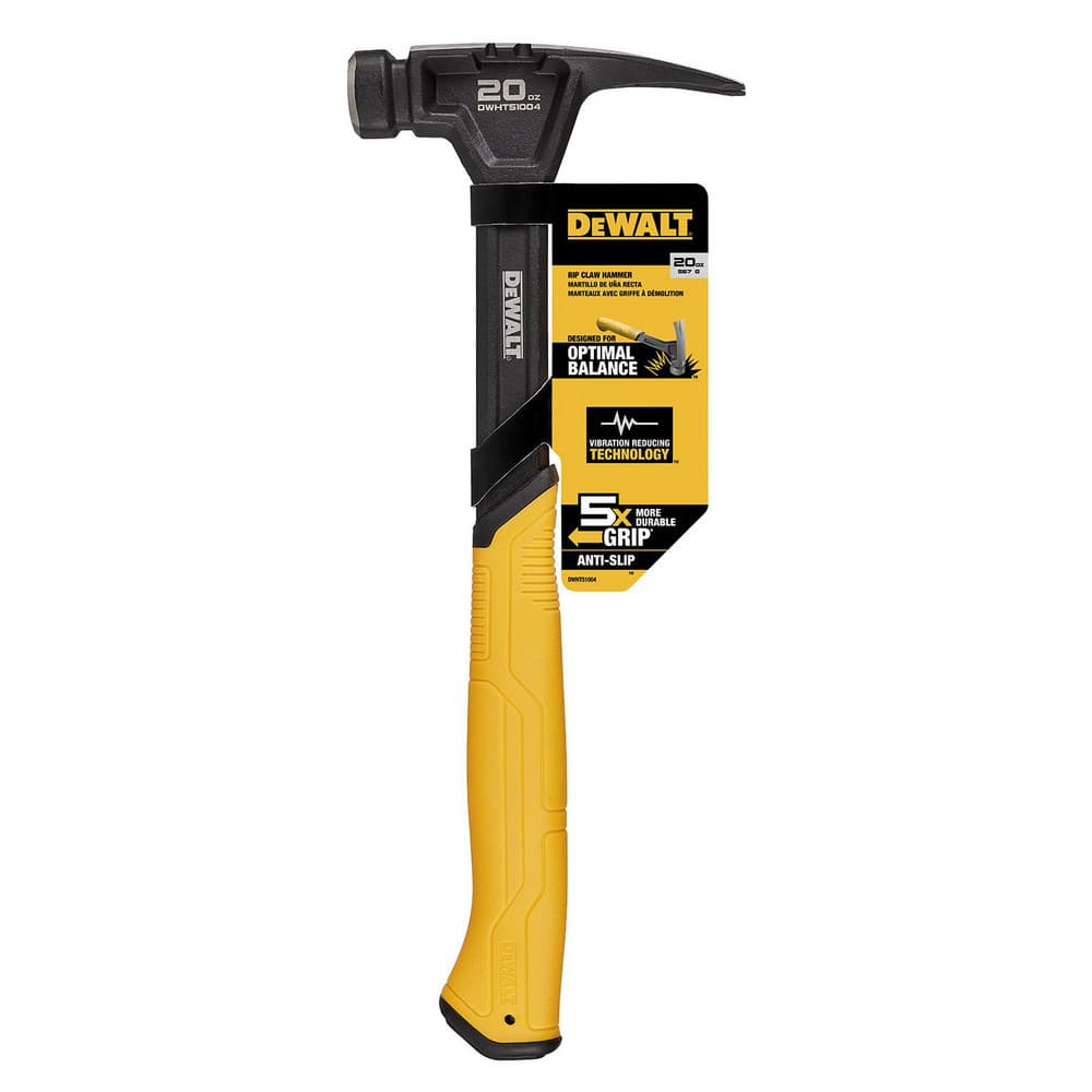 Nail & Framing Hammers; Claw Style: Straight; Head Weight (Lb): 1.25 lb; Head Weight (Oz): 20 oz; Handle Material: Steel; Face Surface: Smooth; Handle Color: Yellow; Black; Grip Style: Ergonomic; Replaceable Handle: No; Tether Style: Not Tether Capable; F