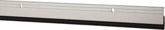 Pemko - 72" Long x 1-1/4" Wide, Head & Jamb Weatherstripping - Clear Anodized Aluminum Finish - Exact Industrial Supply