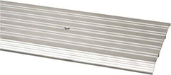 Pemko - 48" Long x 7" Wide x 1/2" High, Saddle Threshold - Mill Finish Aluminum - Exact Industrial Supply