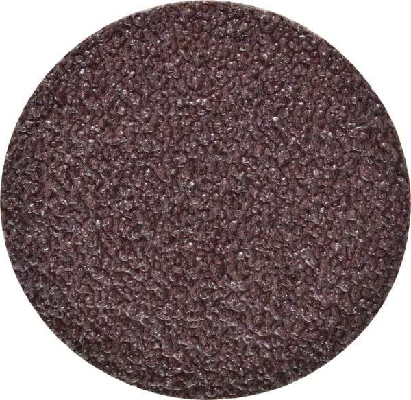 Standard Abrasives - 2" Disc Diam, 36 Grit, Aluminum Oxide Quick Change Disc - Type R Attaching System, Coated, Brown, Very Coarse Grade, 20,000 RPM - Exact Industrial Supply