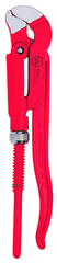 1" Pipe Capacity - 12.6" OAL - Wrench Narrow Style S-Jaw - Exact Industrial Supply