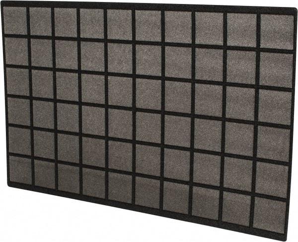 PrecisionAire - 15" High x 24" Wide x 1/4" Deep, Foam Air Filter Media Pad - MERV 4, 20 to 30% Capture Efficiency, 60 to 80 Arrestance Efficiency, 300 Max FPM, 180°F Max, Use with Window Air Conditioners - Exact Industrial Supply