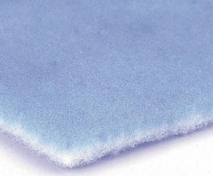 Made in USA - 12" High x 24" Wide x 2" Deep, Polyester Air Filter Media Pad - MERV 8, 1,000 CFM, 30 to 35% Capture Efficiency, 89 Arrestance Efficiency, 500 Max FPM, 175°F Max - Exact Industrial Supply
