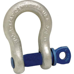 Campbell - Shackles Nominal Chain Size: 1-3/8 Load Limit (Ton): 13.50 - Exact Industrial Supply