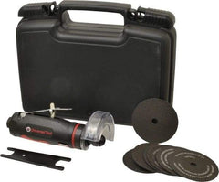 Universal Tool - 2-7/8" Wheel Diam, 22,000 RPM, Pneumatic Cutoff & Cutoff-Grinder Tool - Straight Handle - Exact Industrial Supply