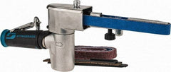 Dynabrade - 1/4 to 3/4 x 18 Inch, 20,000 RPM Air Belt Sander - 0.5 Hp, 1/4 NPT Inlet, 28 CFM Air Consumption, 4,550 FPM Speed - Exact Industrial Supply