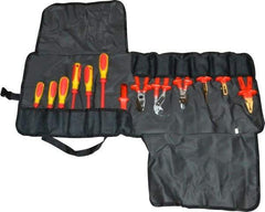 Knipex - 13 Piece Insulated Tool Set - Comes with Tool Pouch - Exact Industrial Supply
