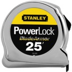 STANLEY® PowerLock® Tape Measure with BladeArmor® Coating 1" x 25' - Exact Industrial Supply