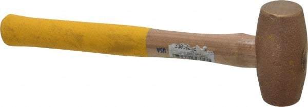 Cook Hammer - 3 Lb Head Nonsparking Mallet - 16" OAL, Wood Handle - Exact Industrial Supply