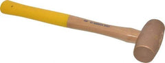 Cook Hammer - 4 Lb Head Nonsparking Mallet - 16" OAL, Wood Handle - Exact Industrial Supply