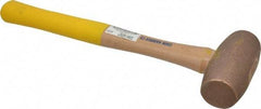 Cook Hammer - 5 Lb Head Nonsparking Mallet - 16" OAL, Wood Handle - Exact Industrial Supply