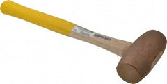 Cook Hammer - 6 Lb Head Nonsparking Mallet - 16" OAL, Wood Handle - Exact Industrial Supply