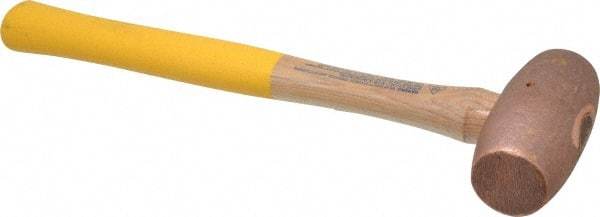 Cook Hammer - 5 Lb Head Nonsparking Mallet - 16" OAL, Wood Handle - Exact Industrial Supply