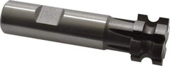 Keo - 1/8" Radius, 1/4" Circle Diam, 1" Cutter Diam, 5/8" Cutting Width, Shank Connection, Concave Radius Cutter - 3/4" Shank Diam, 3-1/2" OAL, High Speed Steel, Uncoated, 6 Teeth, Weldon Flat - Exact Industrial Supply